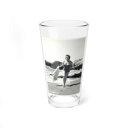 Valerie French #04 (Vintage Female Icon) Pint Glass 16oz 16oz - Go Mug Yourself