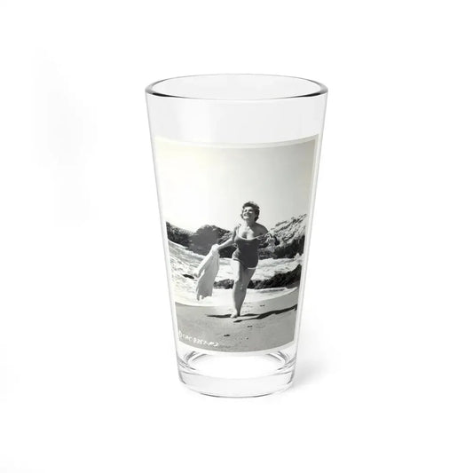 Valerie French #04 (Vintage Female Icon) Pint Glass 16oz 16oz - Go Mug Yourself