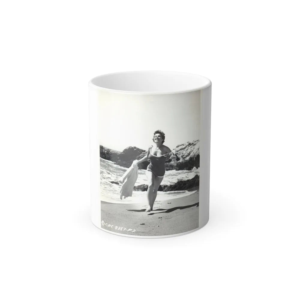 Valerie French #04 (Vintage Female Icons) Color Changing Mug 11oz-11oz-Go Mug Yourself