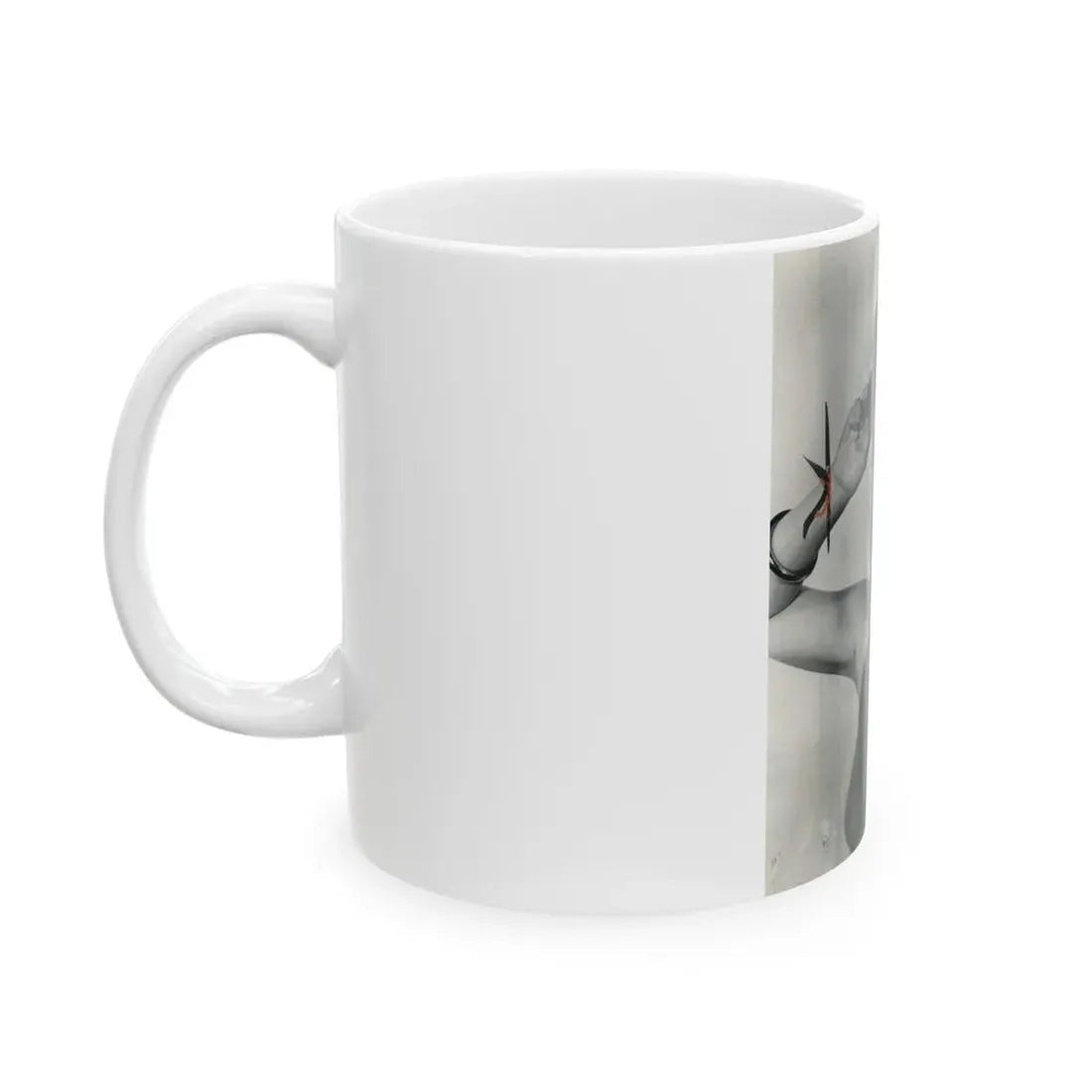 Valerie French #07 (Vintage Female Icon) White Coffee Mug - Go Mug Yourself