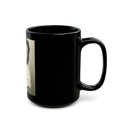 Valerie French #10 (Vintage Female Icon) Black Coffee Mug - Go Mug Yourself