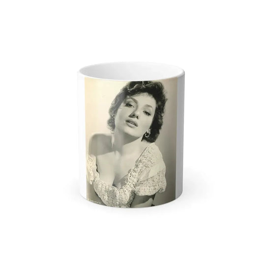 Valerie French #10 (Vintage Female Icon) Color Changing Mug 11oz 11oz - Go Mug Yourself
