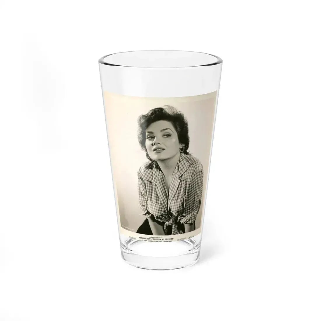 Valerie French #11 (Vintage Female Icon) Pint Glass 16oz 16oz - Go Mug Yourself
