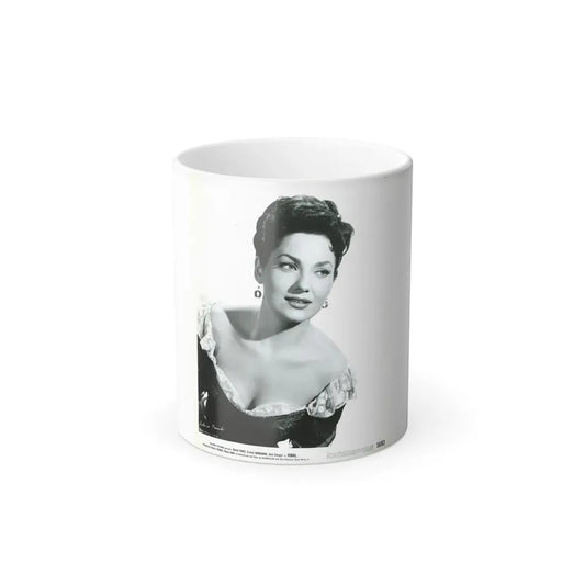 Valerie French #13 (Vintage Female Icon) Color Changing Mug 11oz 11oz - Go Mug Yourself