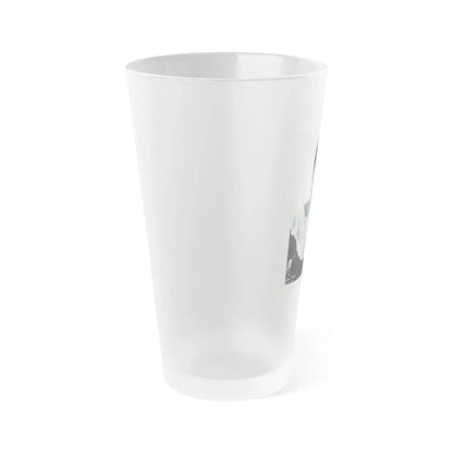 Valerie French #13 (Vintage Female Icon) Frosted Pint Glass 16oz - Go Mug Yourself