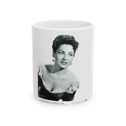 Valerie French #13 (Vintage Female Icon) White Coffee Mug 11oz - Go Mug Yourself