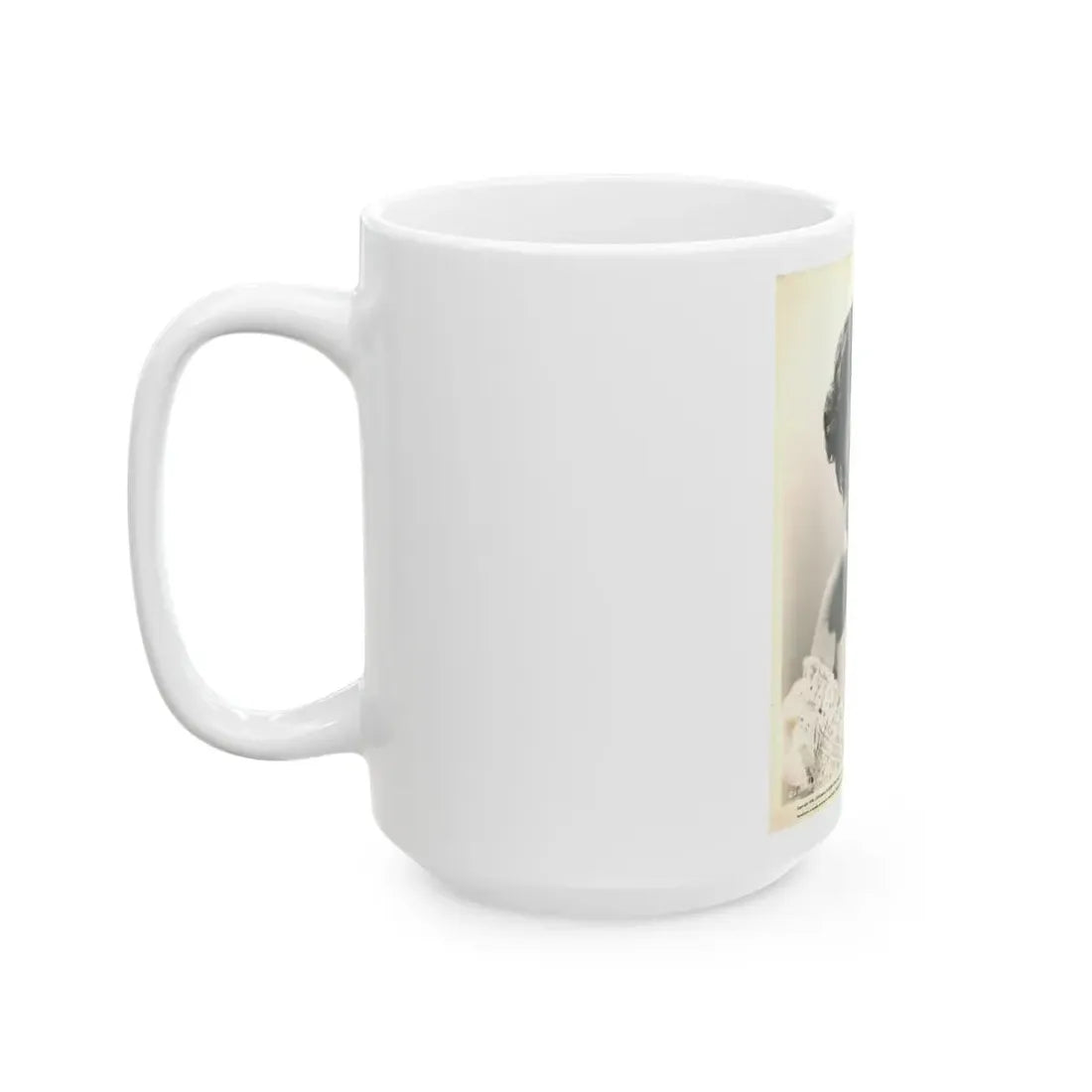 Valerie French #14 (Vintage Female Icon) White Coffee Mug - Go Mug Yourself