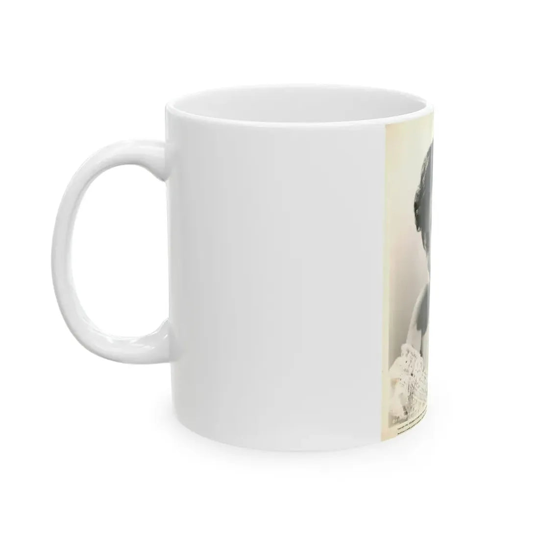 Valerie French #14 (Vintage Female Icon) White Coffee Mug - Go Mug Yourself