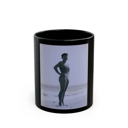 Valerie French #19 (Vintage Female Icon) Black Coffee Mug 11oz - Go Mug Yourself