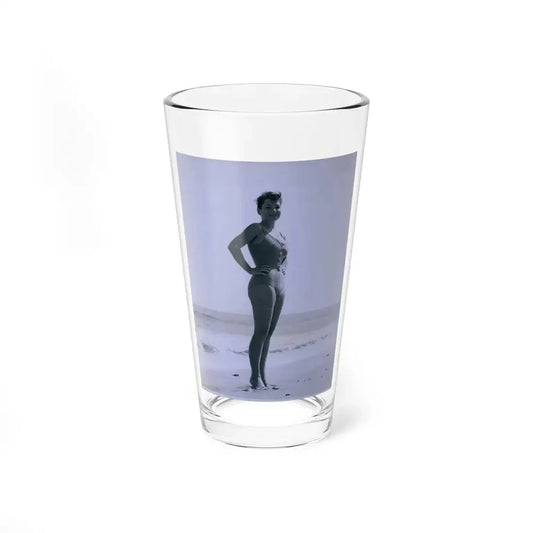 Valerie French #19 (Vintage Female Icon) Pint Glass 16oz 16oz - Go Mug Yourself