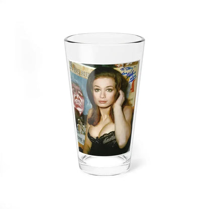 Valerie Leon #24 (Vintage Female Icon) Pint Glass 16oz 16oz - Go Mug Yourself
