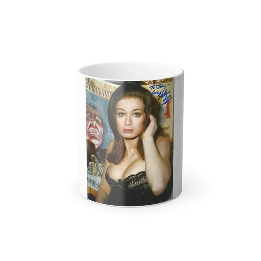 Valerie Leon #24 (Vintage Female Icons) Color Changing Mug 11oz-11oz-Go Mug Yourself