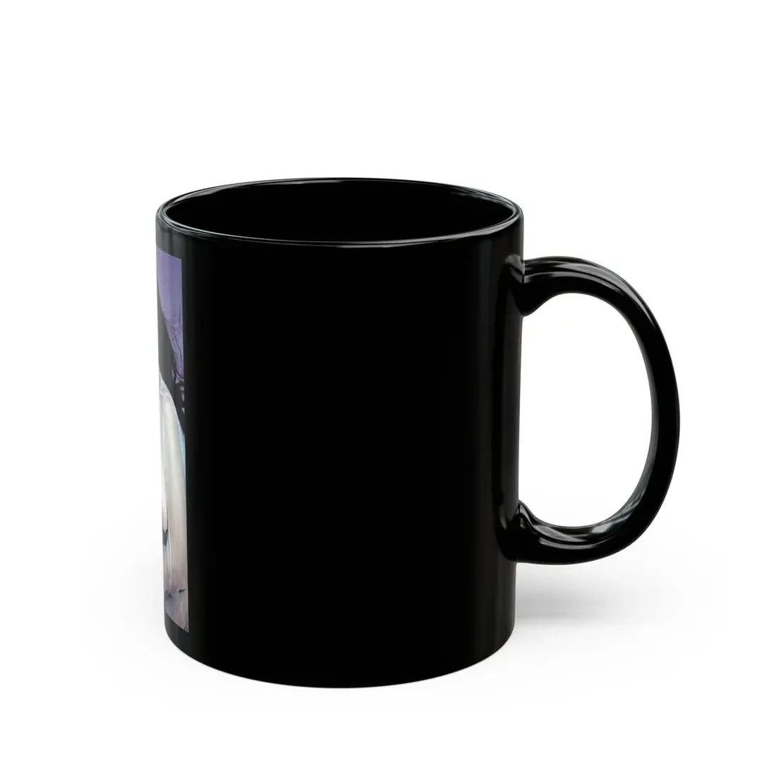 Valerie Leon #36 - See through top (Vintage Female Icon) Black Coffee Mug - Go Mug Yourself