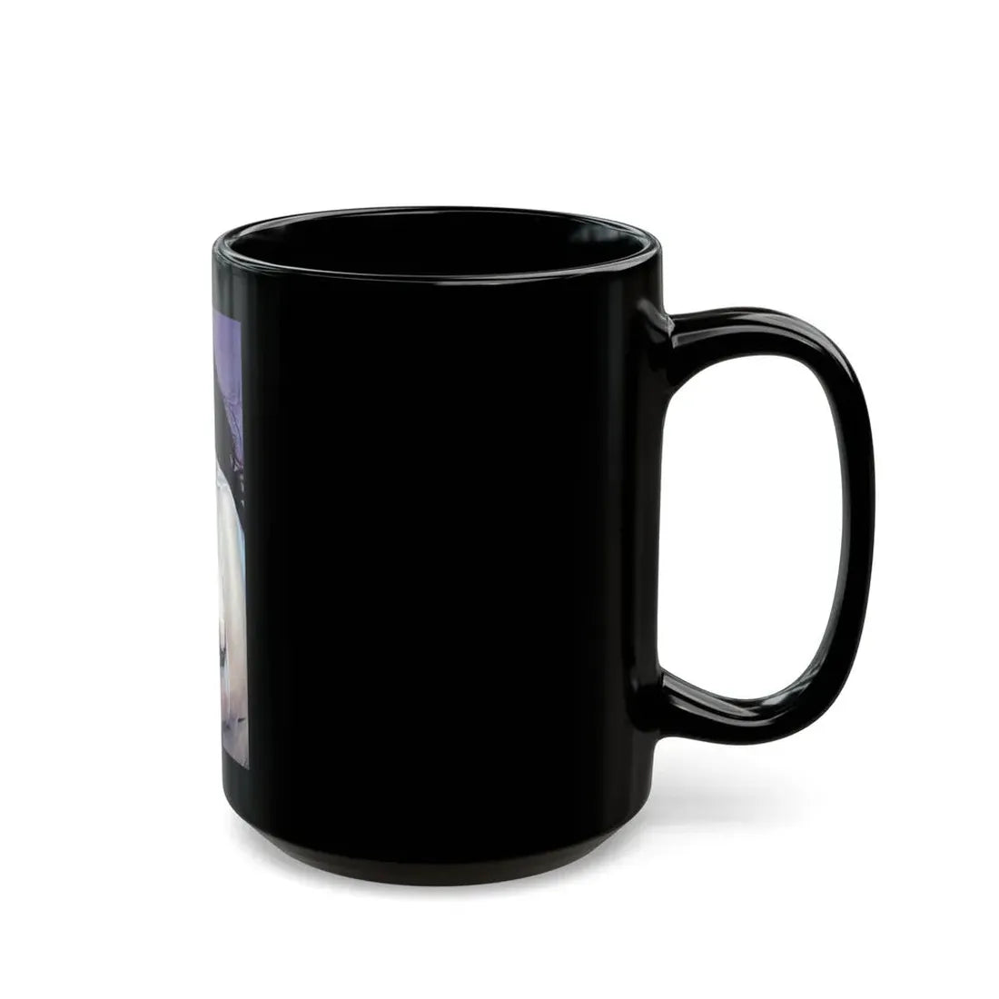 Valerie Leon #36 - See through top (Vintage Female Icon) Black Coffee Mug - Go Mug Yourself