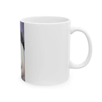 Valerie Leon #36 - See through top (Vintage Female Icon) White Coffee Mug - Go Mug Yourself