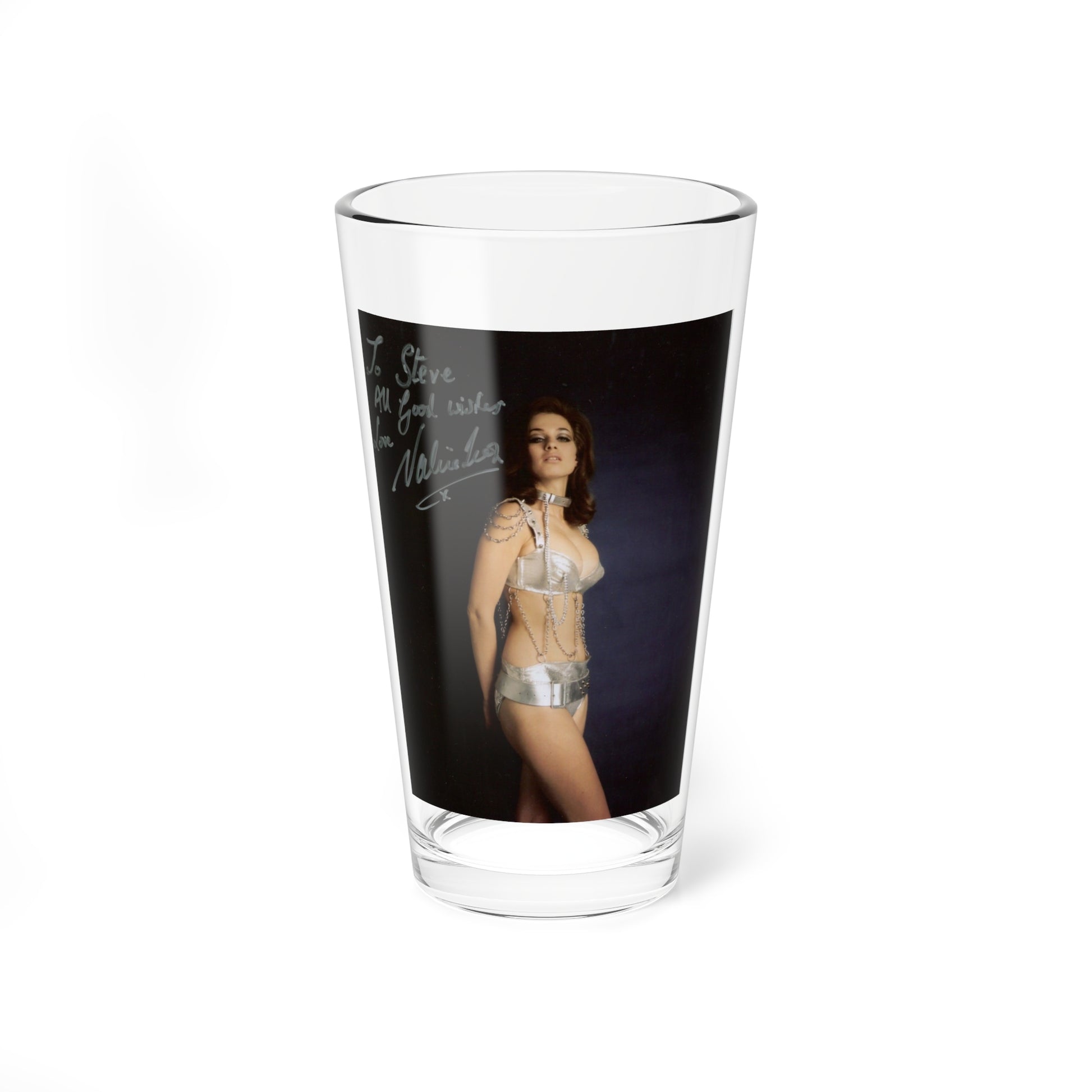 Valerie Leon #48 (Vintage Female Icon) Pint Glass 16oz-16oz-Go Mug Yourself