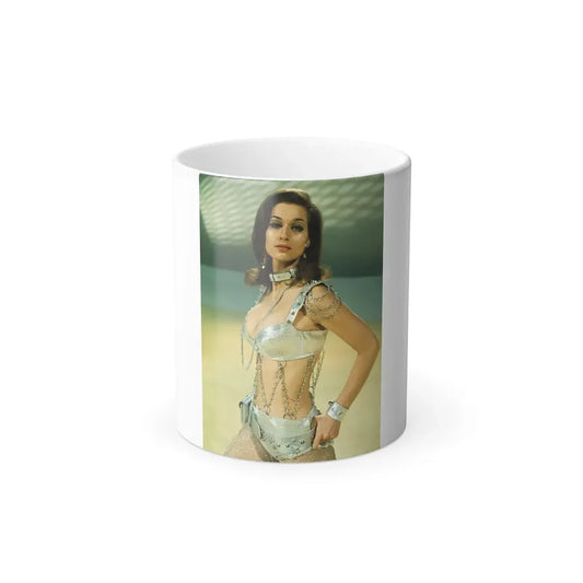 Valerie Leon #50 (Vintage Female Icon) Color Changing Mug 11oz 11oz - Go Mug Yourself
