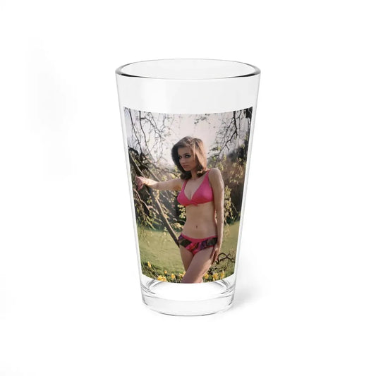 Valerie Leon #54 (Vintage Female Icon) Pint Glass 16oz 16oz - Go Mug Yourself