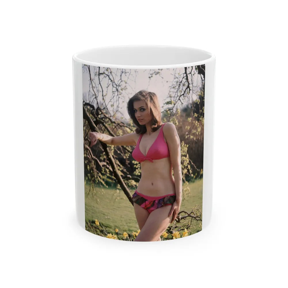 Valerie Leon #54 (Vintage Female Icon) White Coffee Mug-11oz-Go Mug Yourself