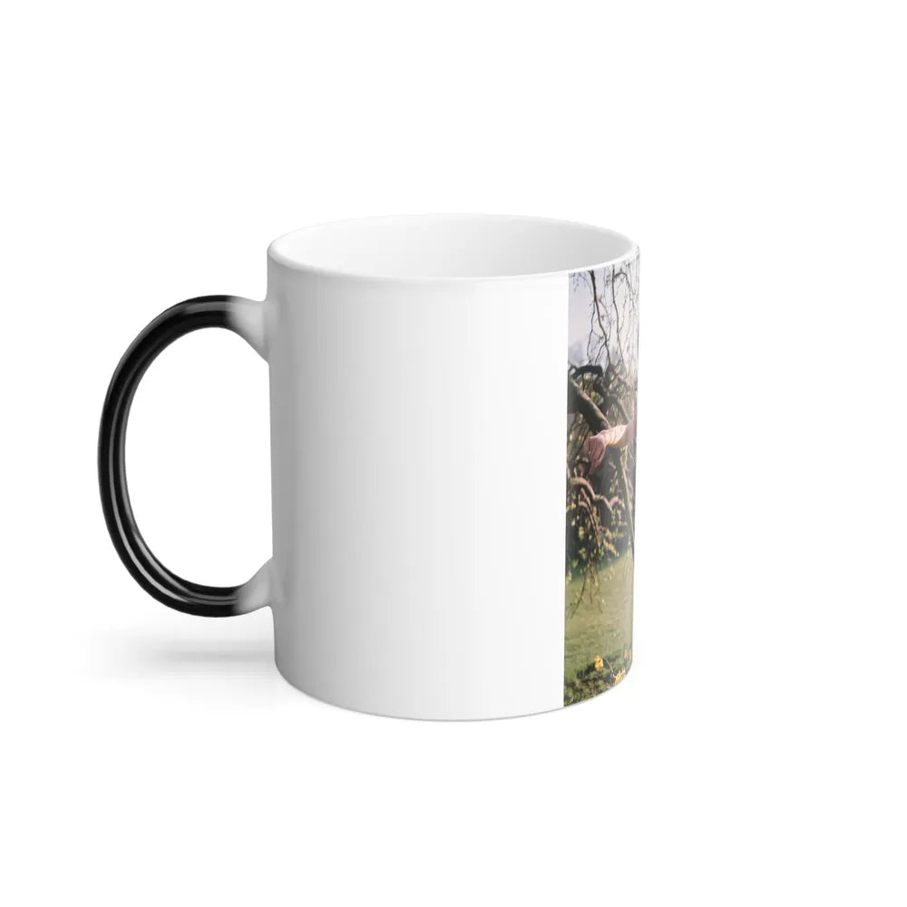 Valerie Leon #54 (Vintage Female Icons) Color Changing Mug 11oz-Go Mug Yourself