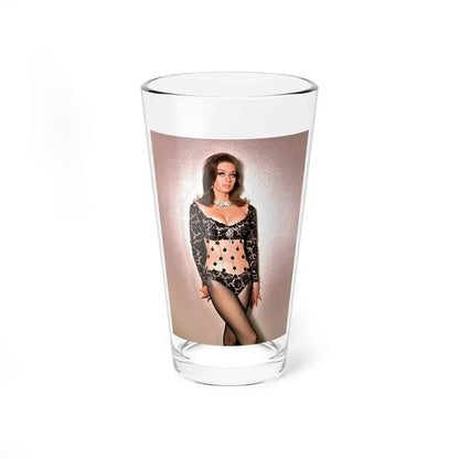 Valerie Leon #55 (Vintage Female Icon) Pint Glass 16oz 16oz - Go Mug Yourself