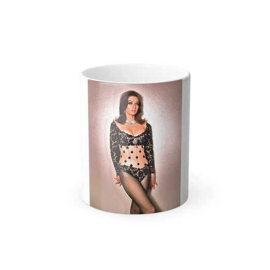 Valerie Leon #55 (Vintage Female Icons) Color Changing Mug 11oz-11oz-Go Mug Yourself