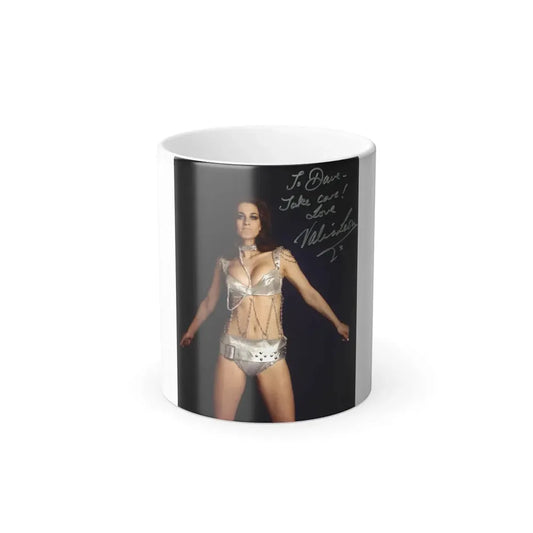 Valerie Leon #57 (Vintage Female Icon) Color Changing Mug 11oz 11oz - Go Mug Yourself