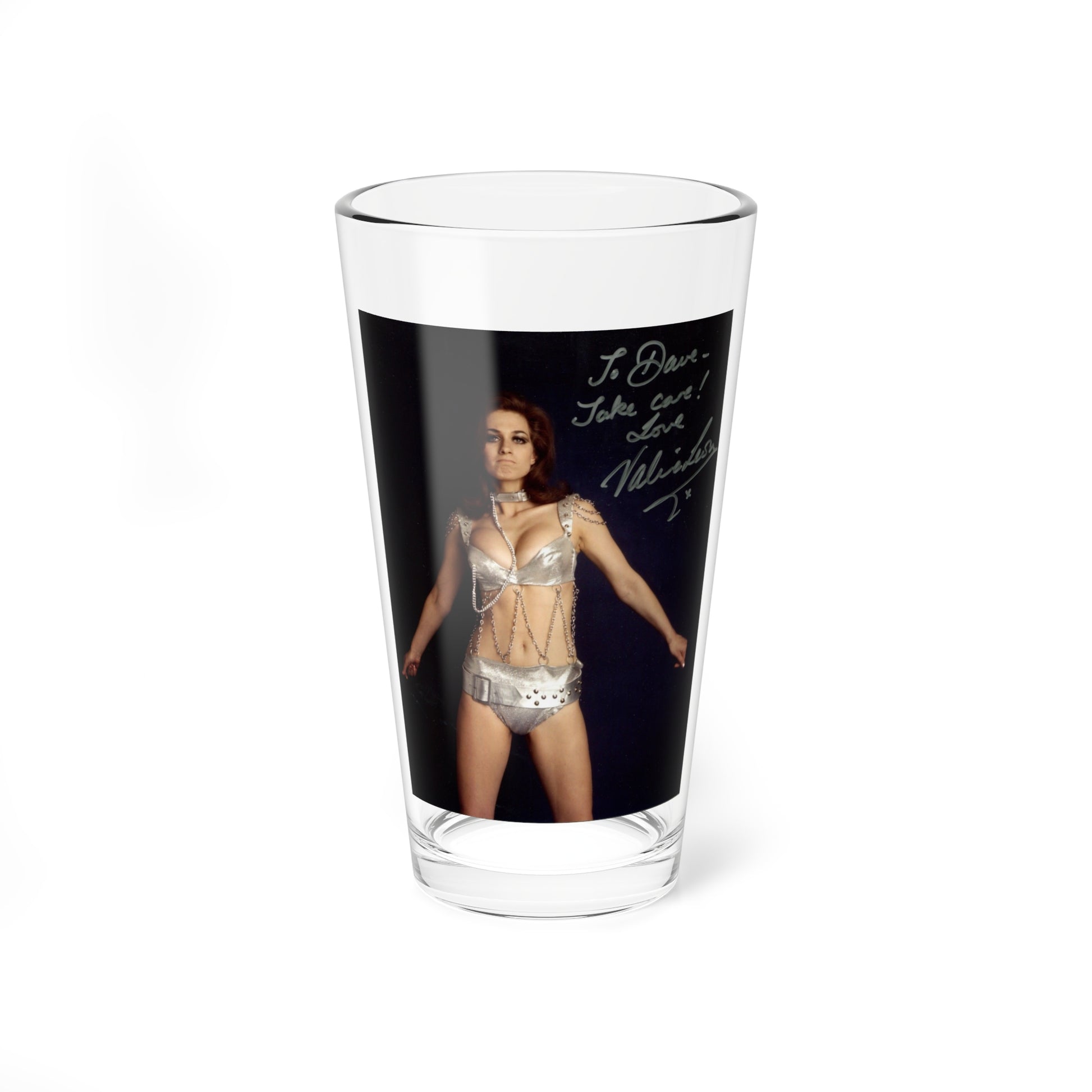 Valerie Leon #57 (Vintage Female Icon) Pint Glass 16oz-16oz-Go Mug Yourself