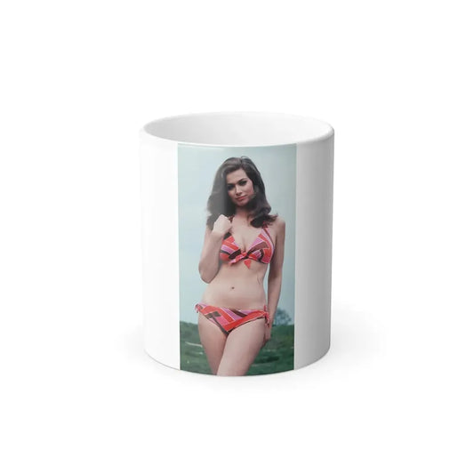 Valerie Leon #58 (Vintage Female Icon) Color Changing Mug 11oz 11oz - Go Mug Yourself