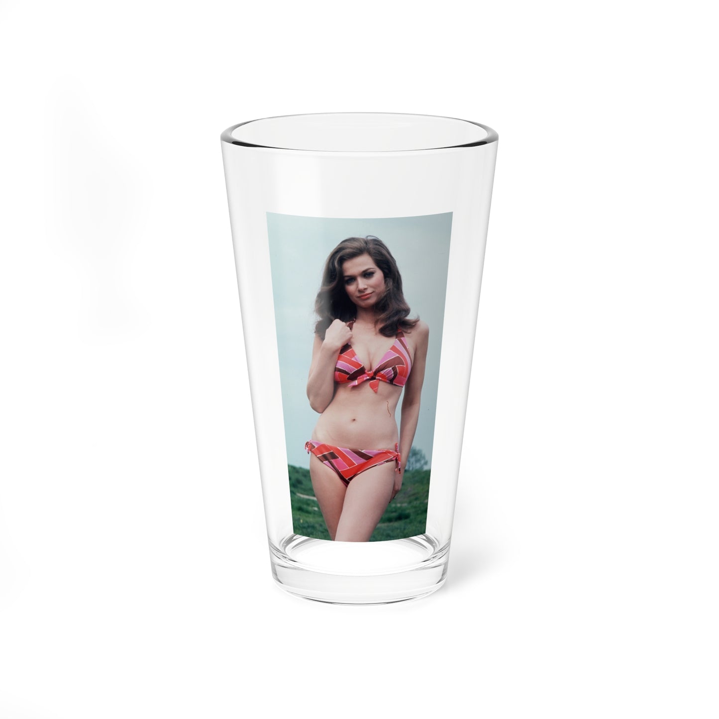 Valerie Leon #58 (Vintage Female Icon) Pint Glass 16oz-16oz-Go Mug Yourself