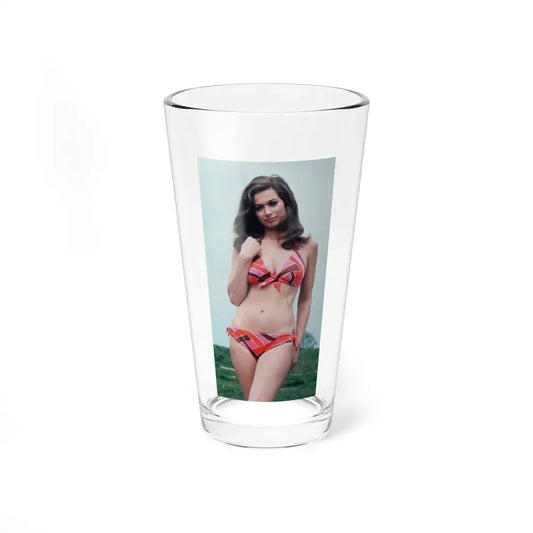 Valerie Leon #58 (Vintage Female Icon) Pint Glass 16oz 16oz - Go Mug Yourself