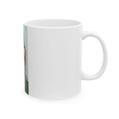 Valerie Leon #58 (Vintage Female Icon) White Coffee Mug - Go Mug Yourself