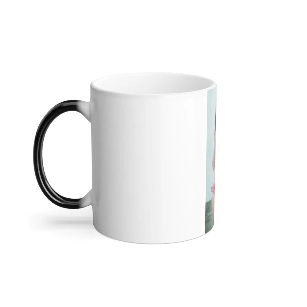 Valerie Leon #58 (Vintage Female Icons) Color Changing Mug 11oz-Go Mug Yourself