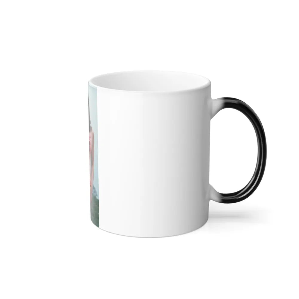 Valerie Leon #58 (Vintage Female Icons) Color Changing Mug 11oz-Go Mug Yourself