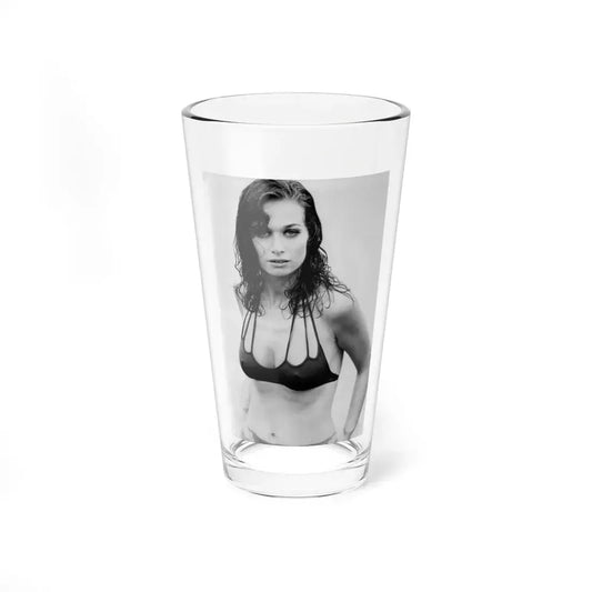 Valerie Leon #63 (Vintage Female Icon) Pint Glass 16oz 16oz - Go Mug Yourself