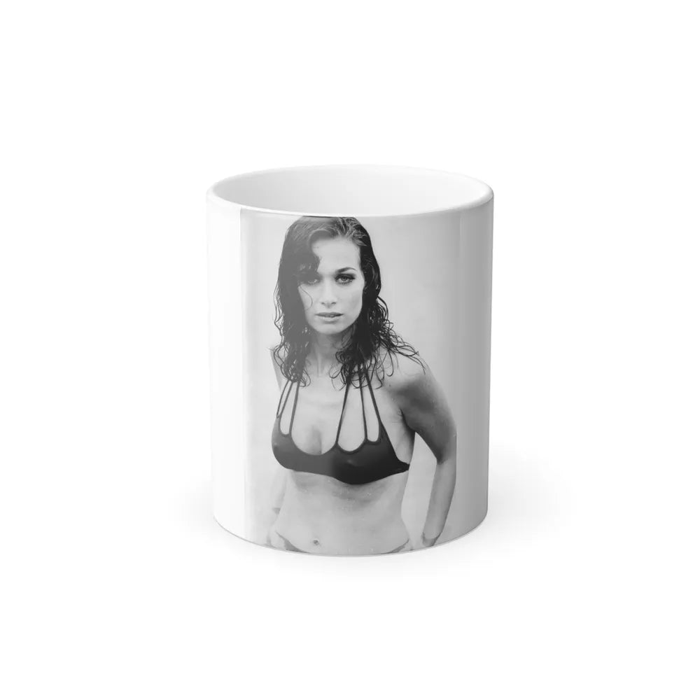 Valerie Leon #63 (Vintage Female Icons) Color Changing Mug 11oz-11oz-Go Mug Yourself