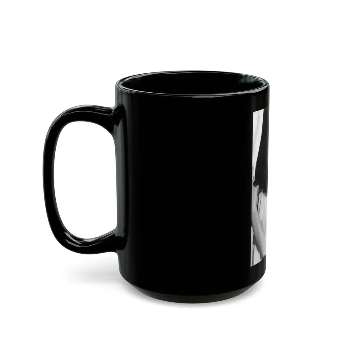 Valerie Leon #65 (Vintage Female Icon) Black Coffee Mug - Go Mug Yourself