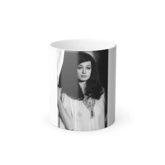 Valerie Leon #65 (Vintage Female Icon) Color Changing Mug 11oz 11oz - Go Mug Yourself