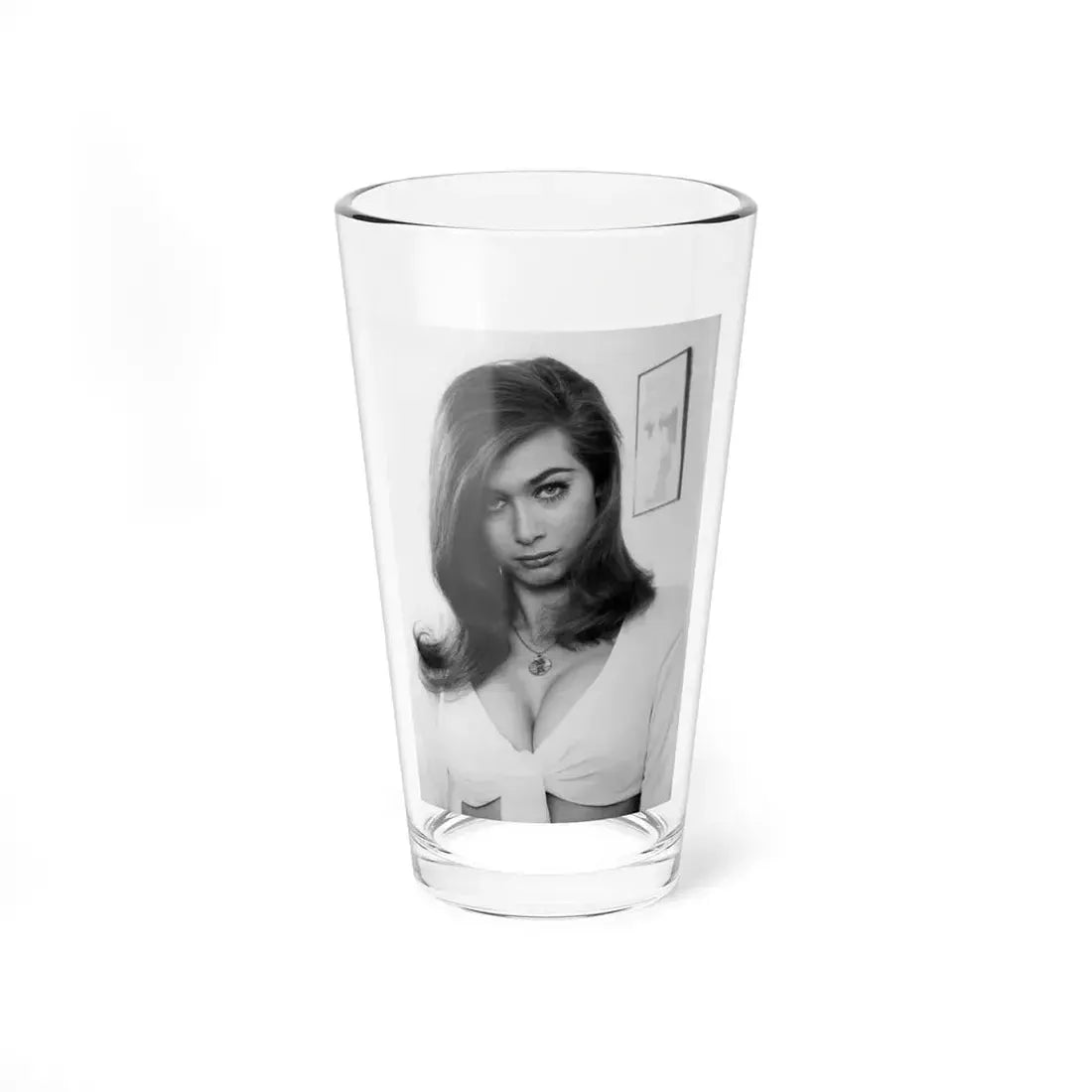 Valerie Leon #67 (Vintage Female Icon) Pint Glass 16oz 16oz - Go Mug Yourself