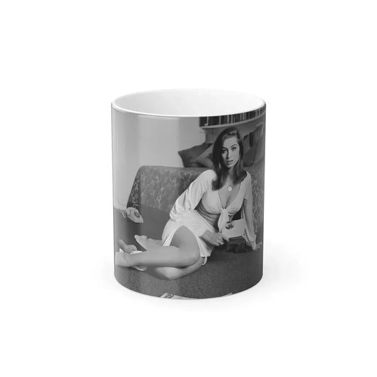 Valerie Leon #71 (Vintage Female Icon) Color Changing Mug 11oz 11oz - Go Mug Yourself