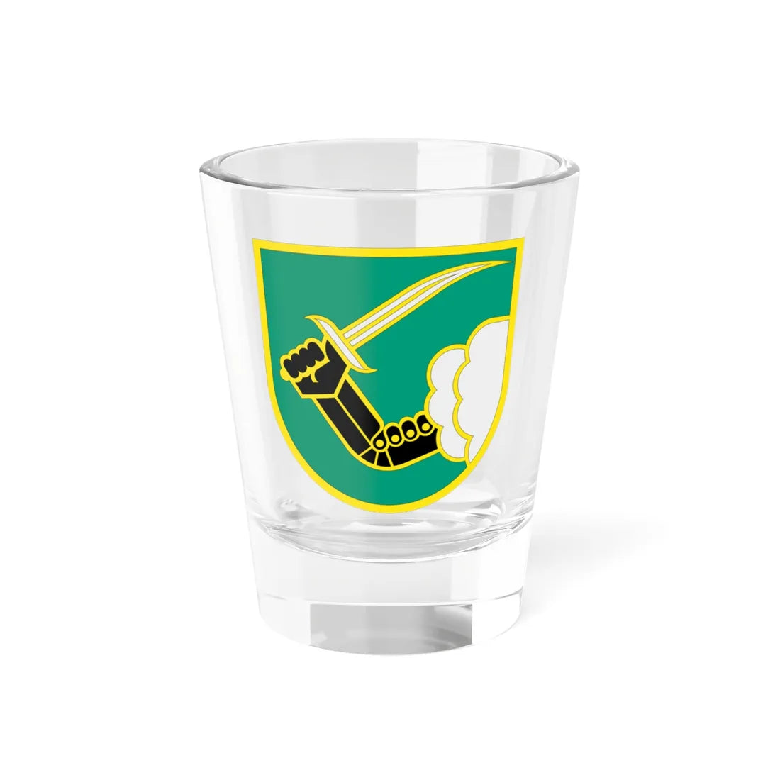 Valga coat of arms (Estonia) (Coat of Arms) Shot Glass 1.5oz 1.5oz - Go Mug Yourself