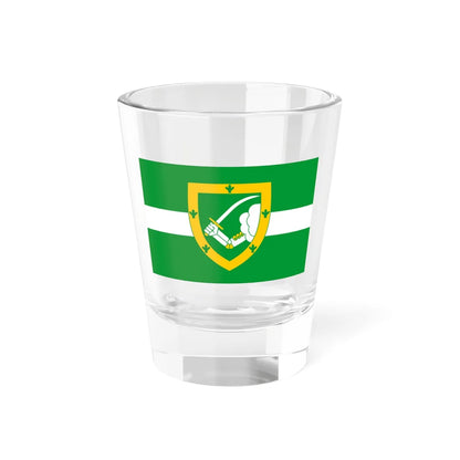 Valga valla lipp (Estonia) Shot Glass 1.5oz 1.5oz - Go Mug Yourself