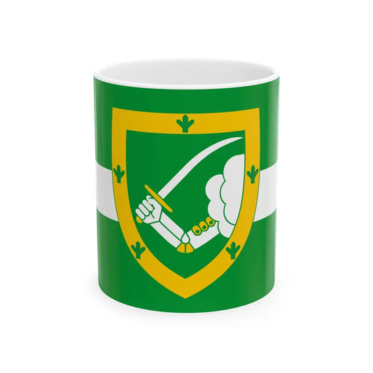 Valga valla lipp (Estonia) White Coffee Mug 11oz - Go Mug Yourself
