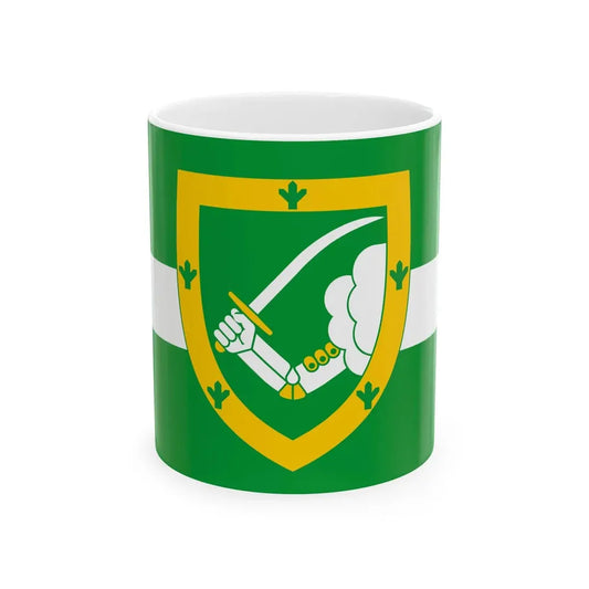 Valga valla lipp (Estonia) White Coffee Mug 11oz - Go Mug Yourself