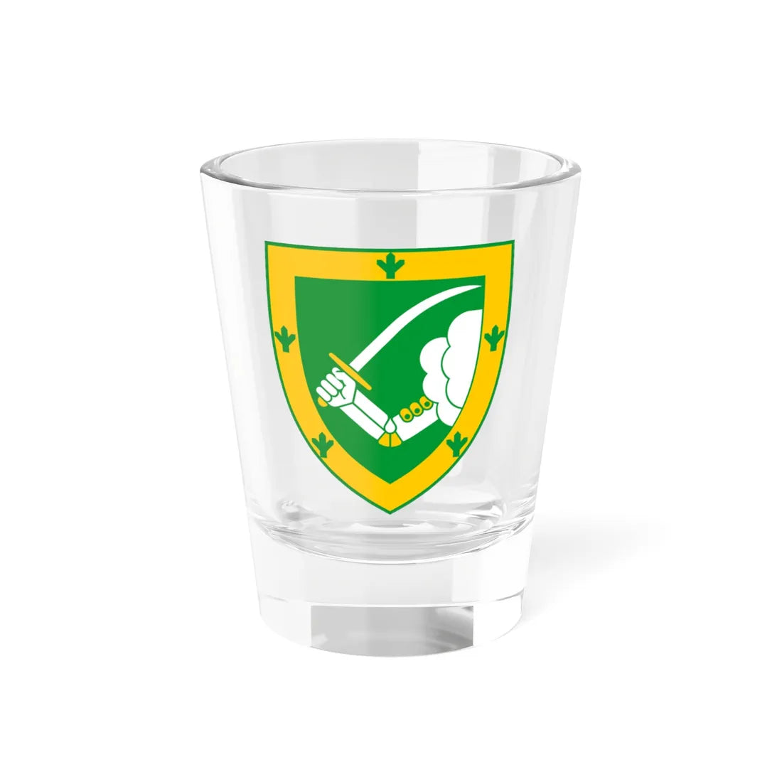 Valga valla vapp (Estonia) (Coat of Arms) Shot Glass 1.5oz 1.5oz - Go Mug Yourself
