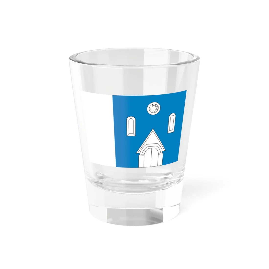 Valjala lipp (Estonia) Shot Glass 1.5oz 1.5oz - Go Mug Yourself