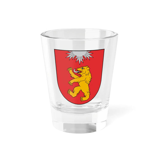 Valkas novads COA (Latvia) (Coat of Arms) Shot Glass 1.5oz 1.5oz - Go Mug Yourself