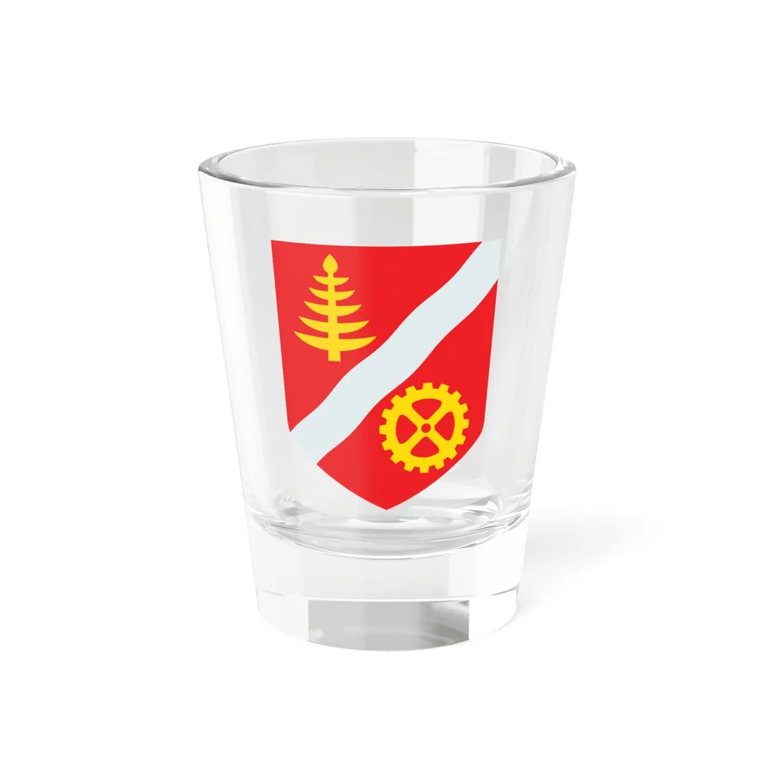 Valkeakoski.vaakuna (Finland) (Coat of Arms) Shot Glass 1.5oz 1.5oz - Go Mug Yourself