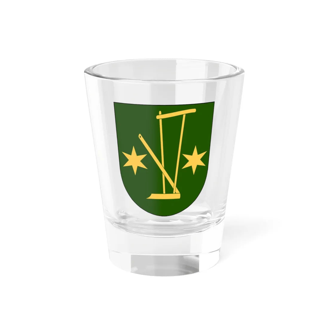 Valkebo vapen (Sweden) (Coat of Arms) Shot Glass 1.5oz 1.5oz - Go Mug Yourself