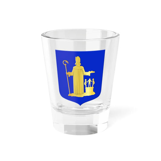 Valkenwaard wapen 1954 (Netherlands) (Coat of Arms) Shot Glass 1.5oz 1.5oz - Go Mug Yourself